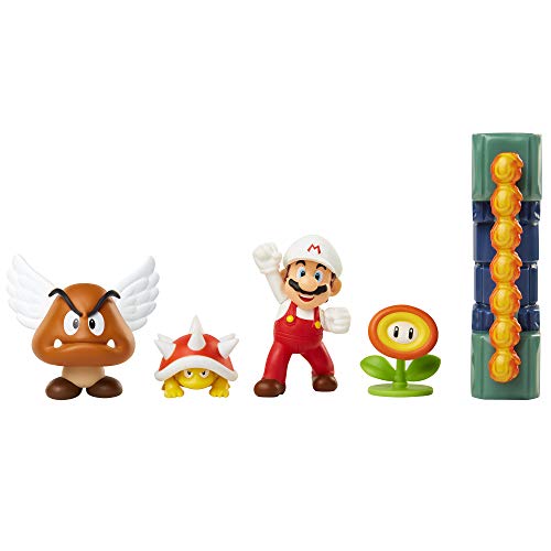 Funko- Set Diorama Castillo De Lava Super Mario Playset con Figuras, Color (400152)