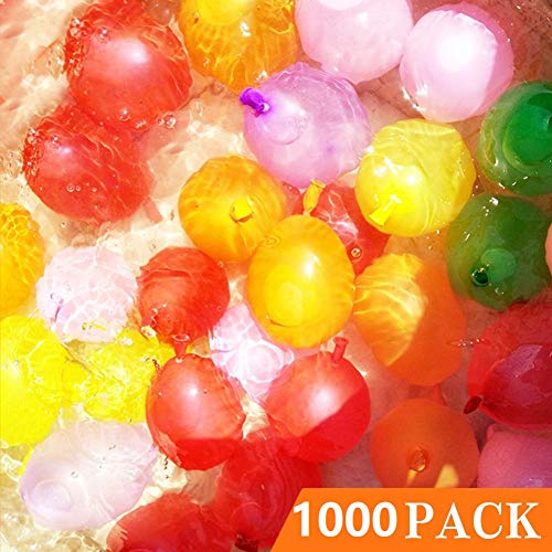 Funny House 1000 Pcs Globos de Agua, Colorido Magic Water Balloons Bombas de Agua