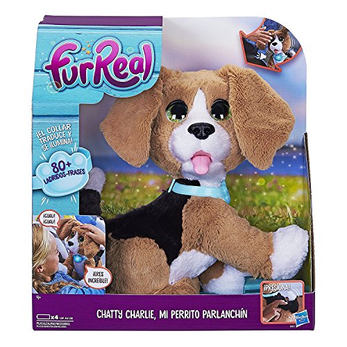 Furreal Friends- Charlie, Mi Perro parlanchin, 32 x 30 x 14 cm (Hasbro B9070105)