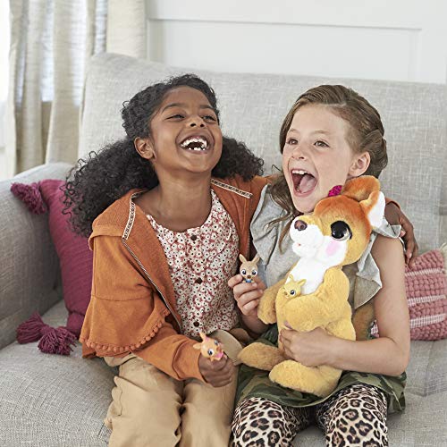 Furreal Friends- Peluche electrónico Mama Josie Y Sus Canguritos, Hasbro E67245L0