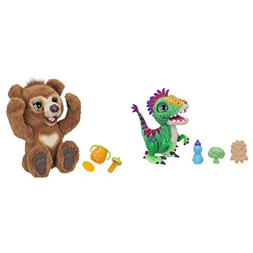 Furreal Friends Peluche Interactivo Cubby Mi Oso Curioso (E4591EU4) + Rex Comilón (E0387Eu4)