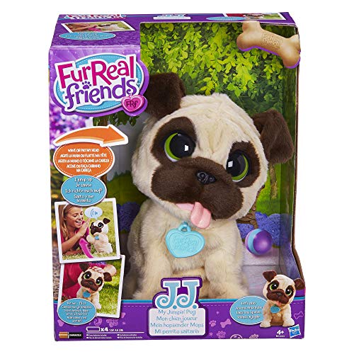 Furreal Friends - Peluche Interactivo JJ, Mi Perrito Saltarín (Hasbro B0449EU4)