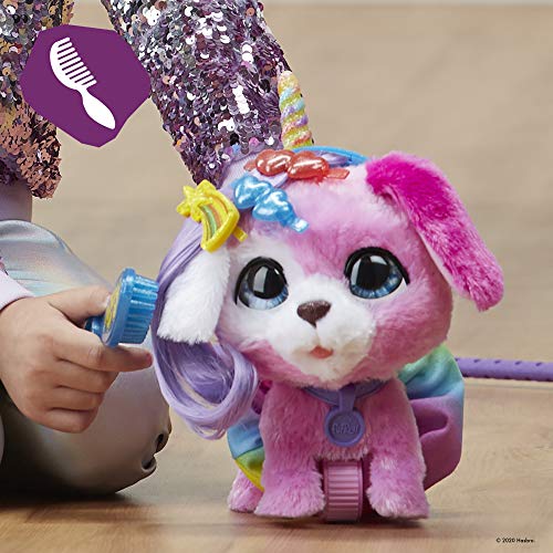 furReal Glamalots - Mascota de Juguete interactiva - 7 Accesorios - para niños y niñas de 4 años en adelante