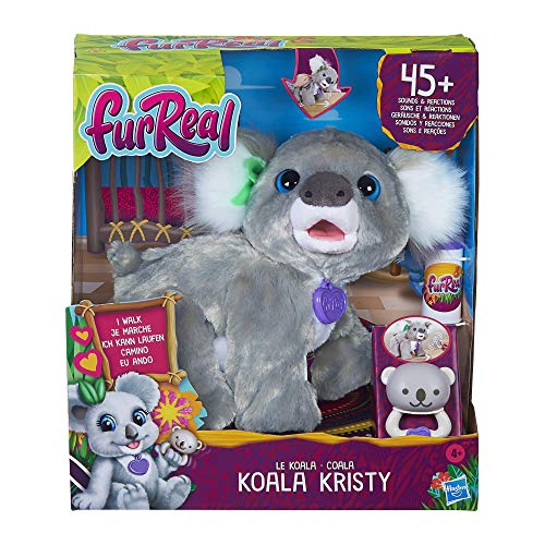 FurReal Koala Kristy - Juguete Interactivo para Mascotas, 60 Sonidos y reacciones, a Partir de 4 años