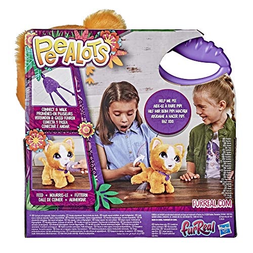 furReal Peealots Grandes Paseos - Gatita de Juguete interactiva para niños y niñas de 4 años en adelante