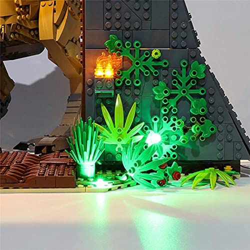 FYHCY Juego de Luces LED para Lego 75936 Jurassic World Jurassic Park: T.Rex Rampage, Juego de Luces de iluminación mejoradas para Lego 75936 (Modelo Lego no Incluido)