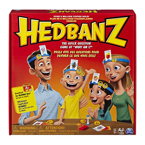 Games Spin Master - Hedbanz, Juego de Preguntas, versión en inglés [Importado de Inglaterra]