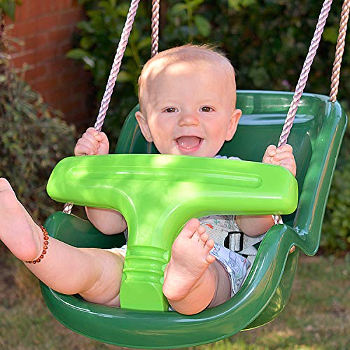 Garden Games Asiento de Columpio para Bebés con Sistema de Seguridad