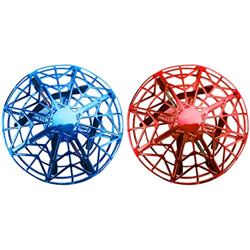 GARNECK 2 Piezas Mini Drone Operado a Mano para Niños Adultos Ovni Juguetes de Bolas Voladoras con Inducción Inteligente Juguete de Bolsillo Hover Juguete Interactivo de Aviones