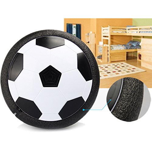 Gearmax® Flashing Air Hover Football Toy Air Power Soccer Juguete Balón de Fútbol Flotante Pelota con Suspensión de Aire y Luces LED para Niños