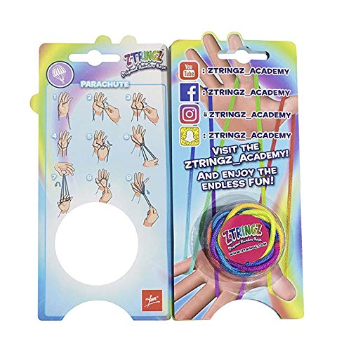 Gedis Ztringz El Cordón Arcoíris, Multicolor Ztringz Cuerda - Juegos y Juguetes de Habilidad/Activos