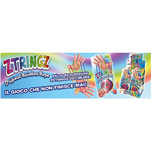 Gedis Ztringz El Cordón Arcoíris, Multicolor Ztringz Cuerda - Juegos y Juguetes de Habilidad/Activos