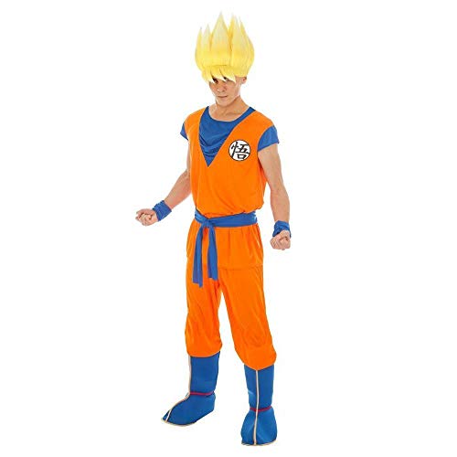 Generique - Disfraz Goku Saiyan Dragon Ball Z Adulto - M