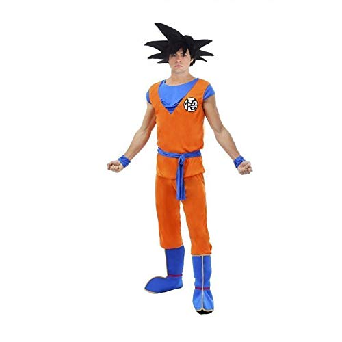 Generique - Disfraz Goku Saiyan Dragon Ball Z Adulto - M