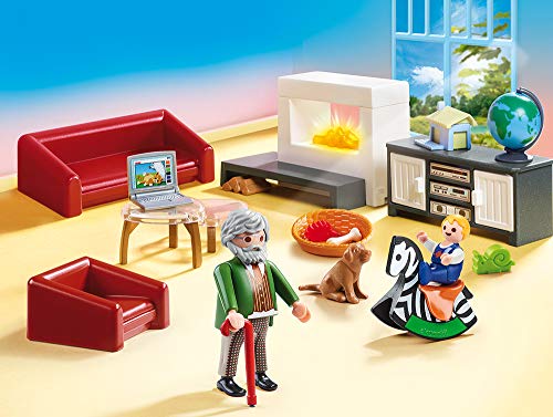 geobra Brandstätter PLAYMOBIL® Dollhouse Juego de 6 Piezas 70206 70207 70208 70209 70210 70211 Cocina + Salón + Dormitorio + Habitación Adolescente + Habitación del Bebé + Baño