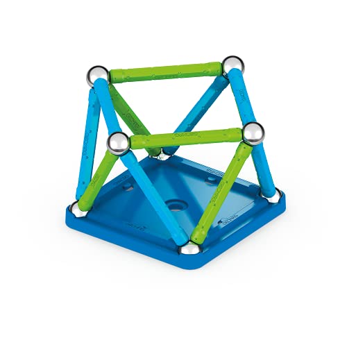 Geomag Color, Juego de Bloques de Construcción Magnéticos para Niños, Juguete Magnético, Colección Verde de Plástico 100% Reciclado, 25 piezas (275)