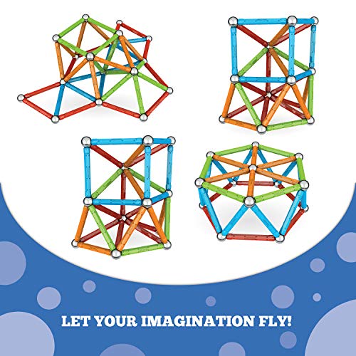 Geomag Confetti Construcciones magnéticas y juegos educativos, 127 piezas (354), Multicolor