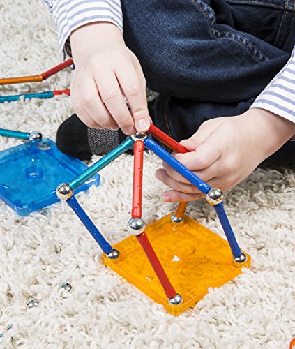 Geomag- Juego de Construcción, 64 Piezas, Color amarillo/naranja (253)