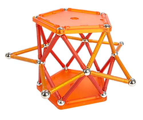 Geomag- Juego de Construcción, 64 Piezas, Color amarillo/naranja (253)