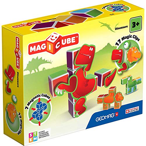 Geomag- Magicube Juguete de construcción, Multicolor, 24 Piezas (141)