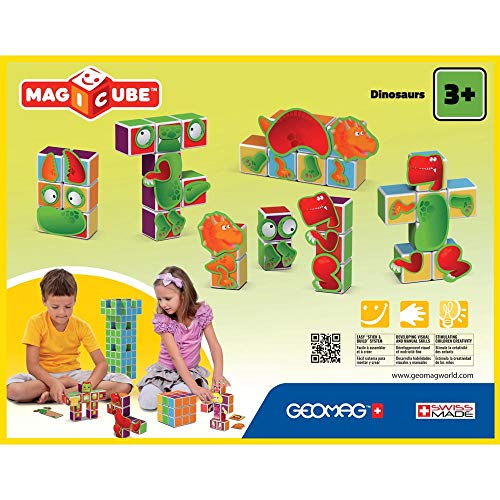 Geomag- Magicube Juguete de construcción, Multicolor, 24 Piezas (141)