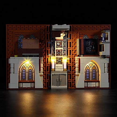 Gettesy Juego de iluminación LED para Lego 76382/76383/76384/76385 Harry Potter Hogwarts Moment, iluminación LED compatible con Lego 76382/76383/76384/76385 (no incluye el modelo)