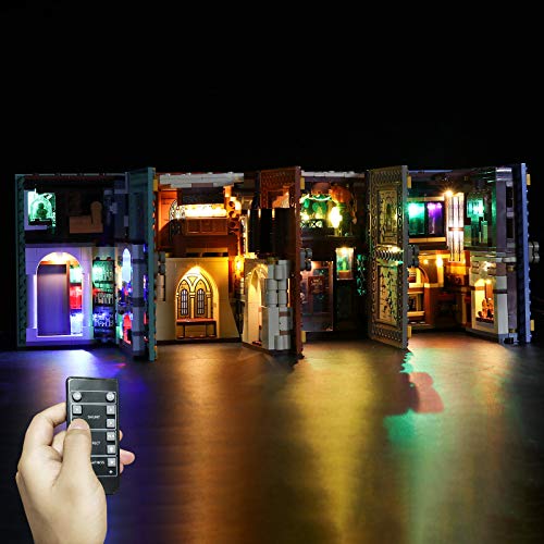 Gettesy Juego de iluminación LED para Lego 76382/76383/76384/76385 Harry Potter Hogwarts Moment, iluminación LED compatible con Lego 76382/76383/76384/76385 (no incluye el modelo)