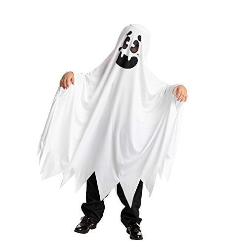 Ghost boo and friendly costumes for children's Halloween ghost tricks or treatment (Medium ( 8- 10 yrs))