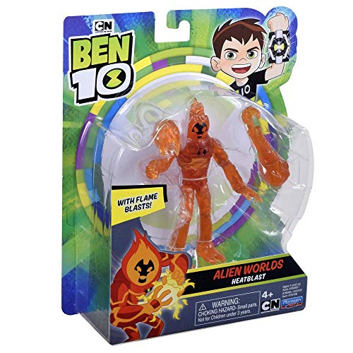 Giochi Preziosi-Ben10 Base A12 S.A.W Heatblast Ben_10 Personajes (BEN58400)