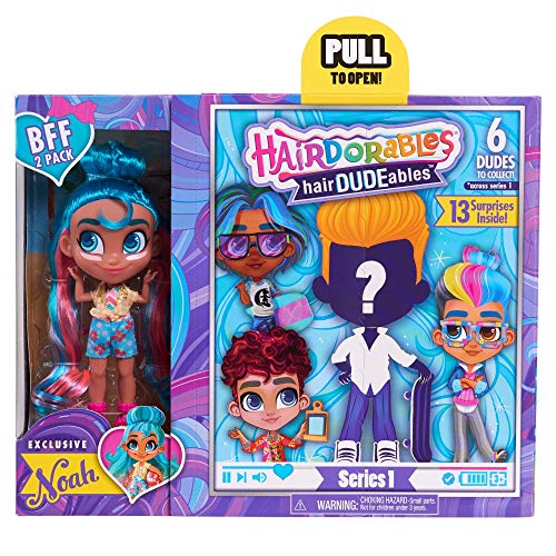 Giochi Preziosi-HAA06000 Hairdudables Bff Pack, 6 Modelos Sorpresa, Surtidos, Multicolor (HAA06000)