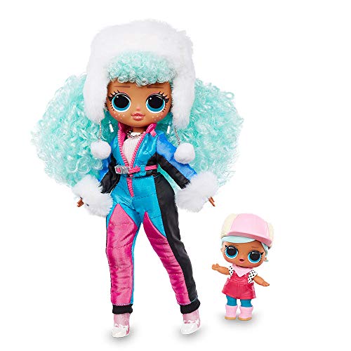 Giochi Preziosi-L.O.L Surprise OMG Winter Chill: Icy Gurl y Brrr B.B. Doll Muñeca y Miniatura, color no aplica (LLUE3100)