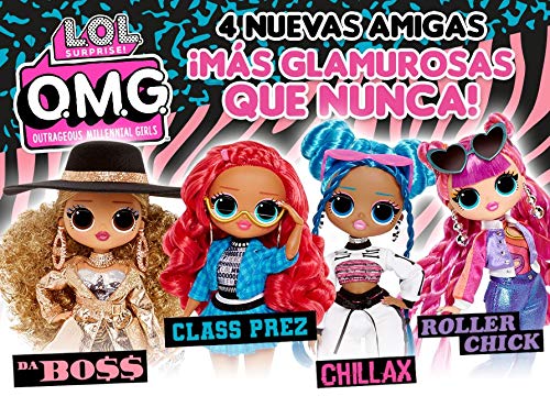 Giochi Preziosi- Series 3: Roller Chic Muñeca de Moda con 20 Sorpresas, Multicolor (LLUE0110)