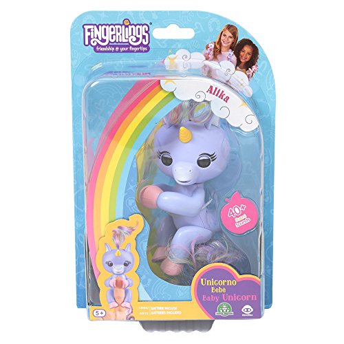 Giochi Preziosi Wowwee Fingerlings - Unicornio Gigi, Gema, Alika, Modelos Surtidos