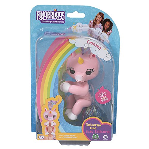 Giochi Preziosi Wowwee Fingerlings - Unicornio Gigi, Gema, Alika, Modelos Surtidos