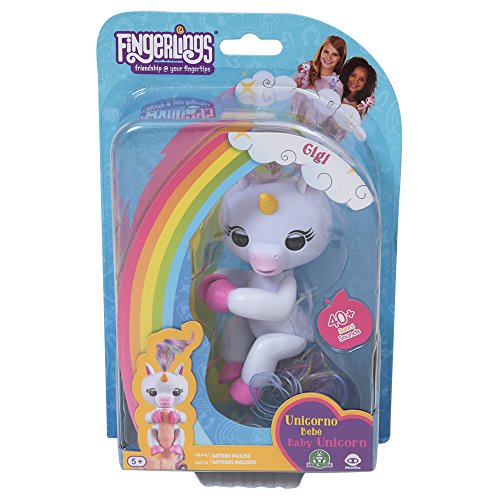 Giochi Preziosi Wowwee Fingerlings - Unicornio Gigi, Gema, Alika, Modelos Surtidos