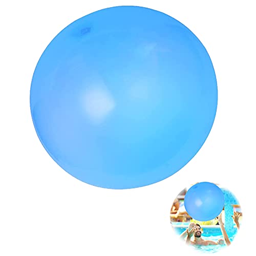 Globo de agua de burbujas de juguete, globos de agua, globos interactivos para diversión y verano caluroso (azul 50-55 cm)