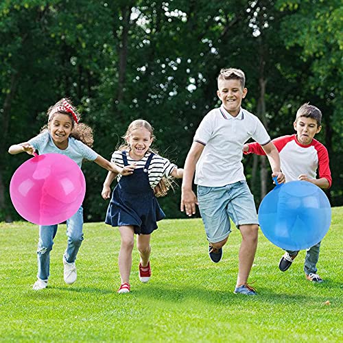 Globo de agua de burbujas de juguete, globos de agua, globos interactivos para diversión y verano caluroso (azul 50-55 cm)