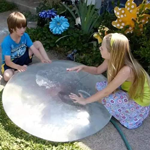 Globo de Agua Transparente Globo Lleno de Agua Globo Burbuja Bola Inflable de Agua Gigante Pelota Inflable Gigante Suave y Duradero Playa Jardín Actividades al Aire Libre Waterpolo 2 Piezas 