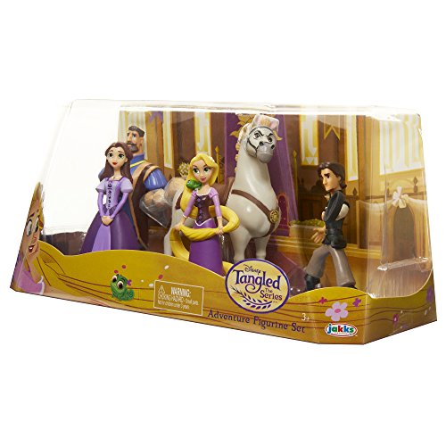 Glop Games- Disney Tangled: The Series Rapunzel Set de Figuras (Jakks Pacific 2.0)