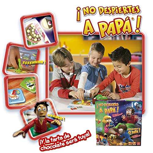 Goliath-¡No Despiertes a Papá-Juego de mesa infantil, 26.9 x 26.7 x 8.4 (118-70581)