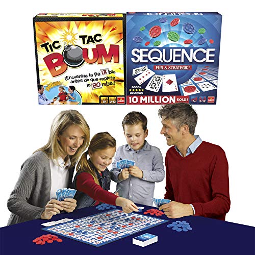 Goliath Pack 2 Juegos Tic TAC Boum + Sequence (914531006)