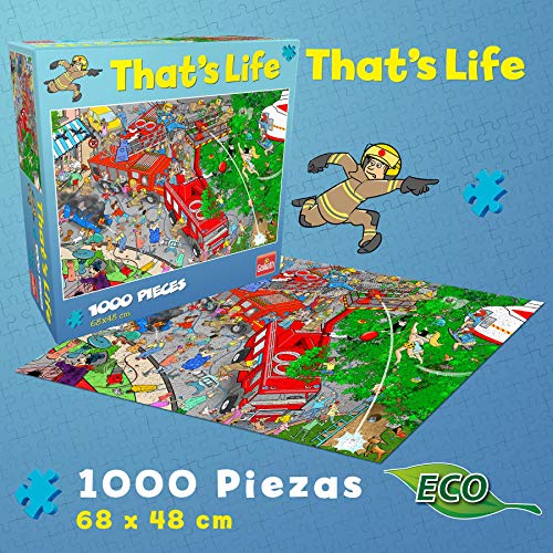 Goliath- Puzzle Brigada de Bomberos That's Life, Multicolor (919260006)