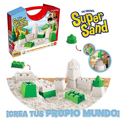 Goliath Super Sand Maletín Creativo Arena Mágica, Color Blanco (383325.006)