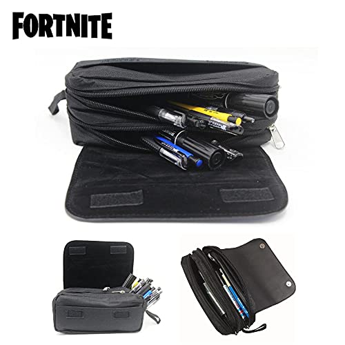 GOOGIT Fortnite - Estuche escolar para lápices con gran capacidad y vídeo para niños (Fortnite 1)