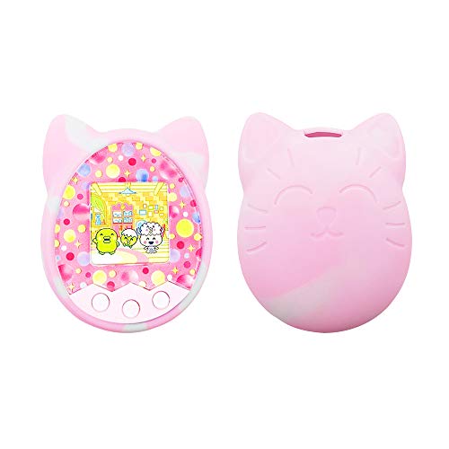 Goolsky- Cubierta Protectora Shell Funda de Silicona Cubierta de la Máquina de Juegos para Mascotas para Tamagotchi Máquina Electrónica de Juegos para Mascotas de Dibujos Animados