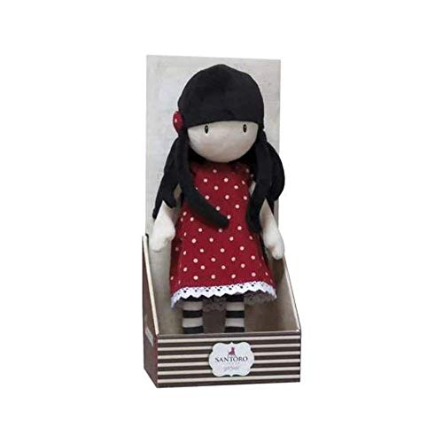 Gorjuss M-01-G Muñeca de Trapo en Display - New Heights, 30 cm