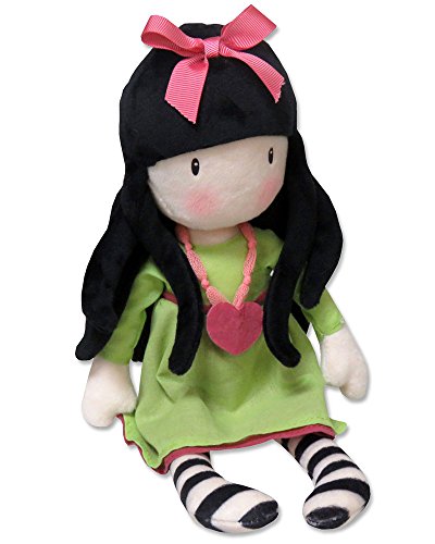 Gorjuss M-03-G Muñeca de Trapo en Display - Heartfelt, 30 cm