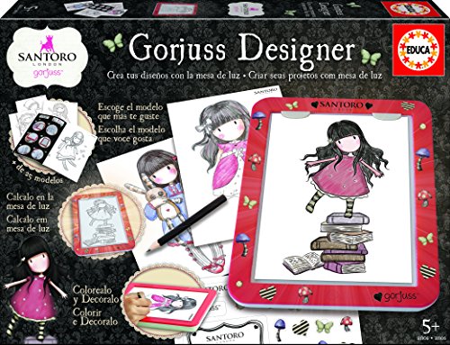 GORJUSS Mesa De Diseño con Luz, 500 Piezas (Educa Borrás 17266)