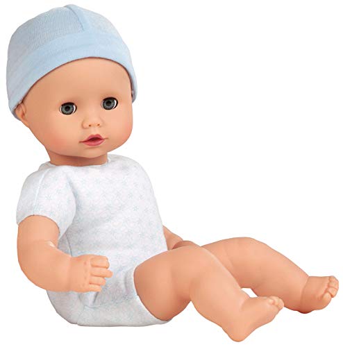 Götz 1320591 Muffin To Dress Boy Soft-Body-Doll - 33 cm Baby-Doll Without Hair and Blue Sleeping-Eyes - Suitable For Children Over 18 Months