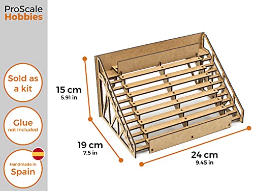 Gradas scalextric a escala 1:32 Decoracion slot Accesorios pista slot Kit decoracion circuitos scalextric original tribuna scx coches modelismo carrera pit lane scalextric